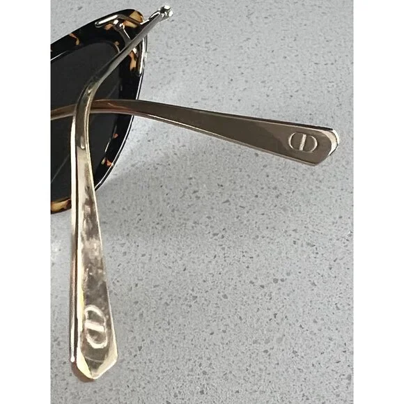 NEW CHRISTIAN DIOR MISSDIOR B4U 24A4 HAVANA GOLD AUTHENTIC  display picture 3